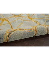 Nourison Home Symmetry SMM05 Gray 5'3" x 7'9" Area Rug