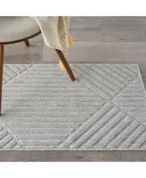 Nourison Home Cozumel Czm05 Silver Rug