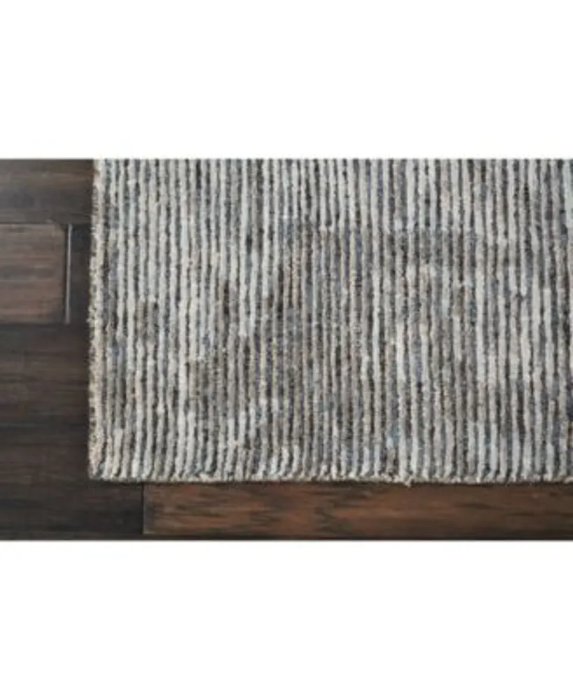 Nourison Home Ellora Ell03 Slate Rug