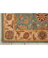 Nourison Home Living Treasures Li05 Aqua Rug