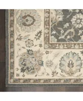 Nourison Home Living Treasures Li16 Gray Ivory Rug