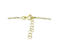 Giani Bernini Cubic Zirconia Bar Ankle Bracelet, Created for Macy's