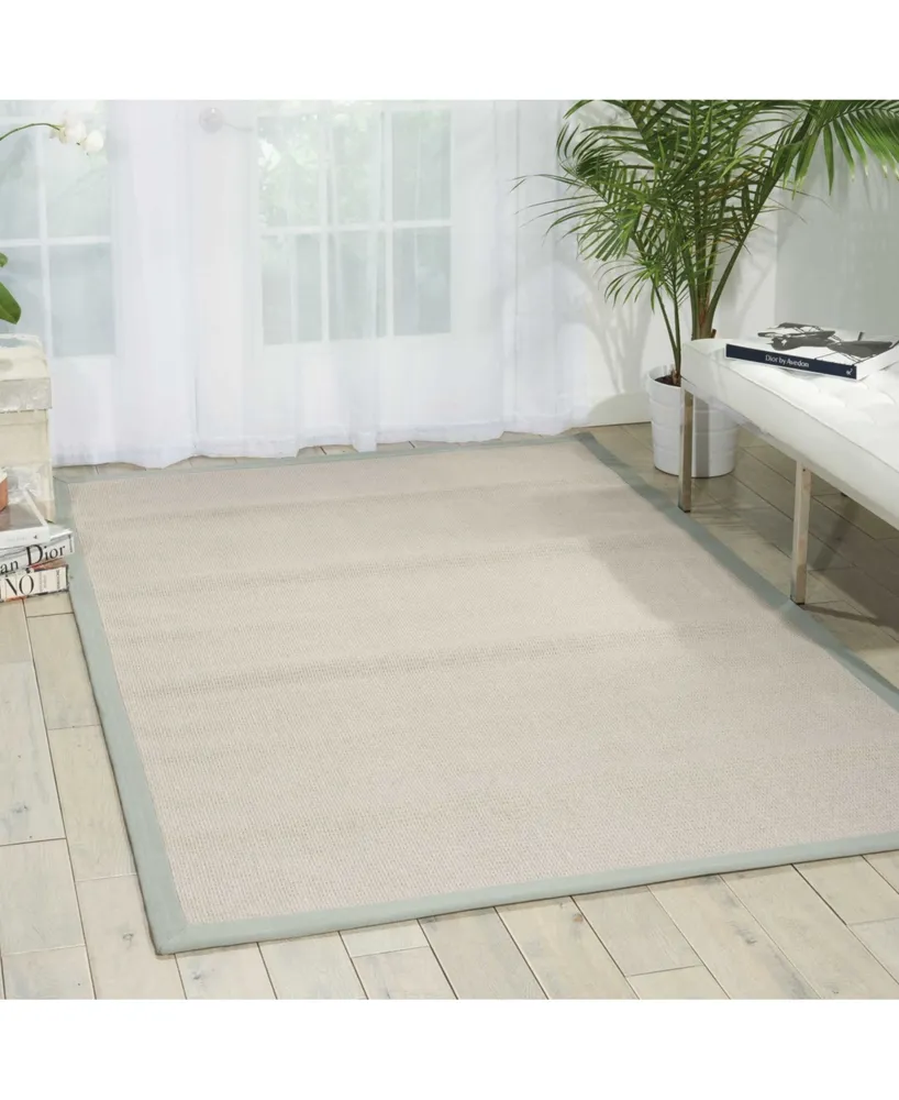 Nourison Home Sisal Soft SSF40 Gray 5' x 8' Area Rug