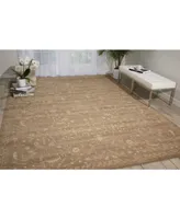 Nourison Home Silken Allure SLK02 Taupe 5'6" x 8' Area Rug