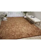 Nourison Home Silken Allure Slk17 Chocolate Rug