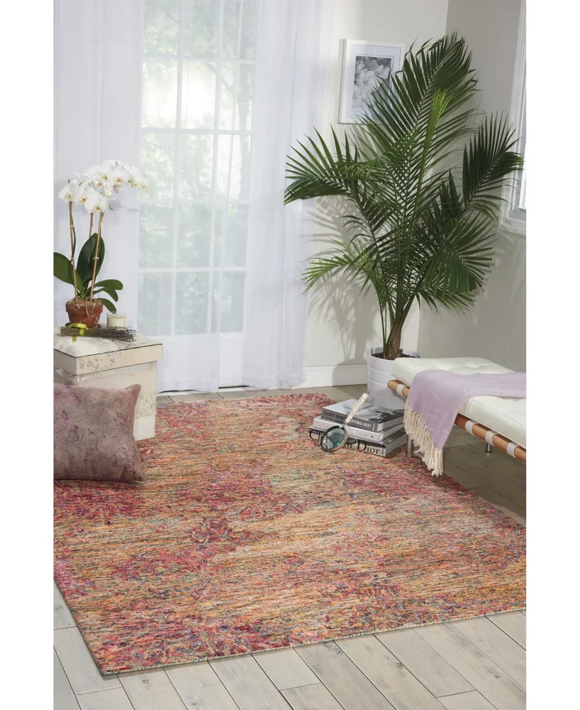 Nourison Home Gemstone GEM02 Beige 3'9" x 5'9" Area Rug