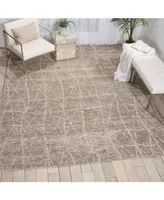 Nourison Home Ellora ELL02 Sand 5'6" x 7'5" Area Rug