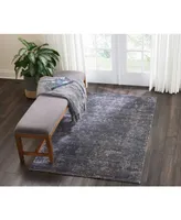 Nourison Home Lucent LCN04 Charcoal 3'9" x 5'9" Area Rug