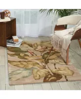 Nourison Home Tropics TS04 Beige 3'6" x 5'6" Area Rug