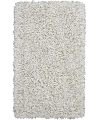 Nourison Home Luxe Shag Lxs01 Silver Rug