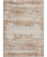Nourison Home Rustic Textures RUS03 Beige 5'3" x 7'3" Area Rug