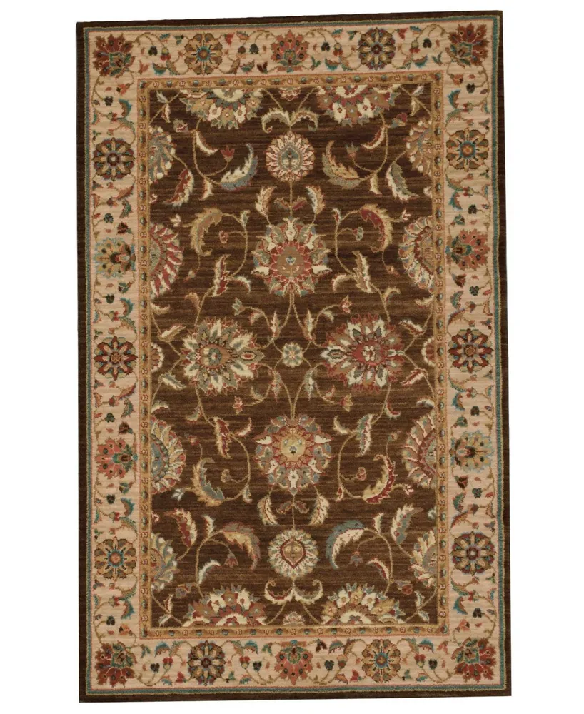 Nourison Home Living Treasures LI04 Brown 2'6" x 4'3" Area Rug