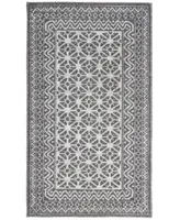 Nourison Home Palermo Pmr02 Charcoal Rug