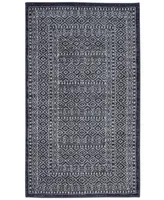 Nourison Home Palermo Pmr04 Navy Gray Rug