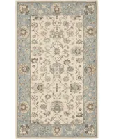 Nourison Home Living Treasures Li16 Ivory Aqua Rug