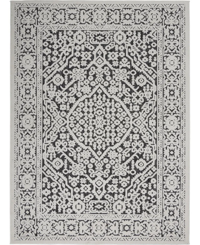 Nourison Home Key Largo KLG04 Onyx 4' x 6' Outdoor Area Rug