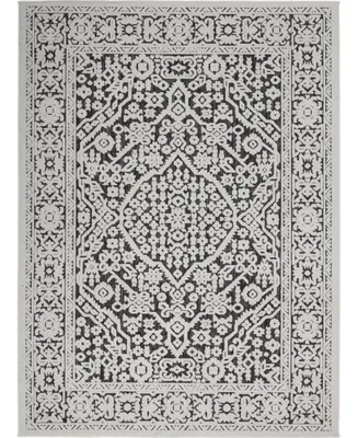 Nourison Home Key Largo KLG04 Onyx 4' x 6' Outdoor Area Rug