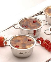 BergHoff Set of 2 18/10 Stainless Steel Covered Mini Pots