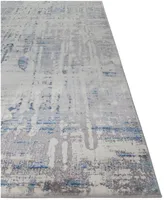 Sunbrella Modern Sm-01 Gray/Mist 5' x 8' Area Rug