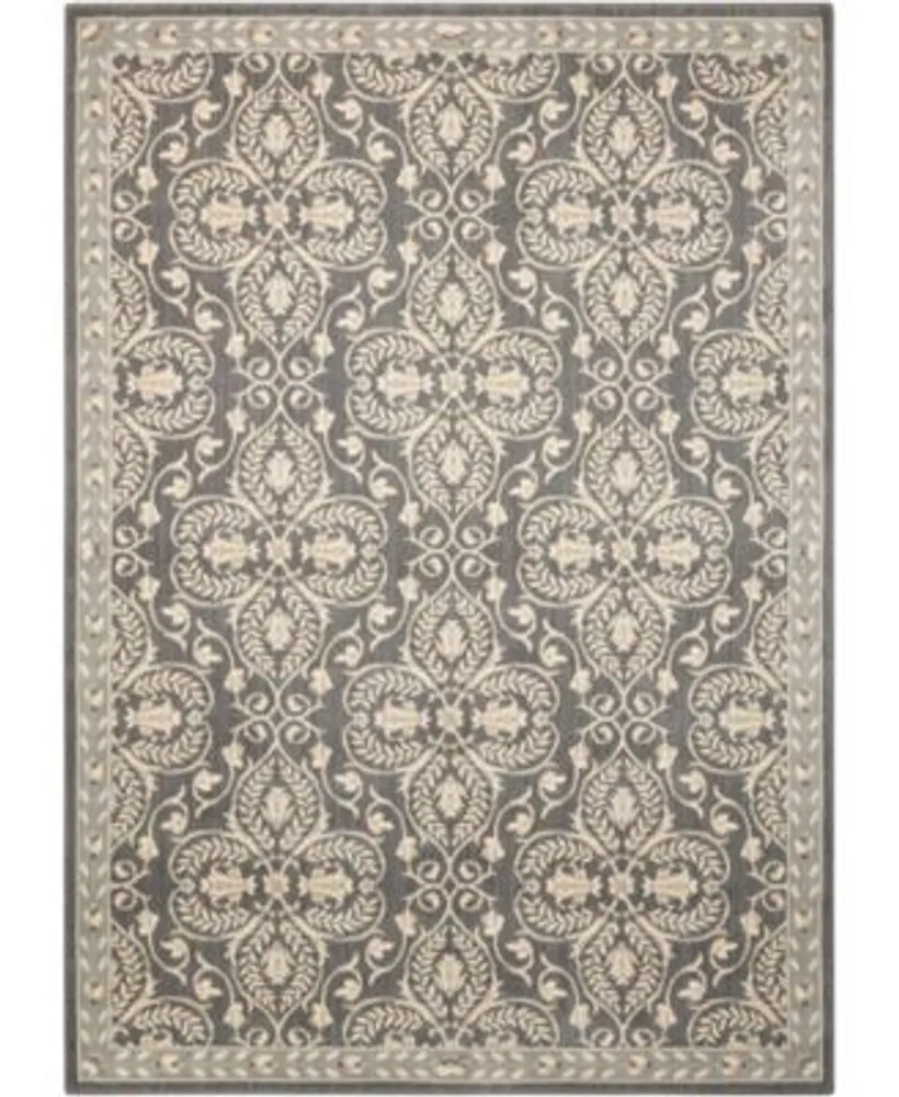 Nourison Home Riviera Ri01 Charcoal Rug