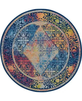 Nourison Home Ankara Global ANR04 6' Round Rug