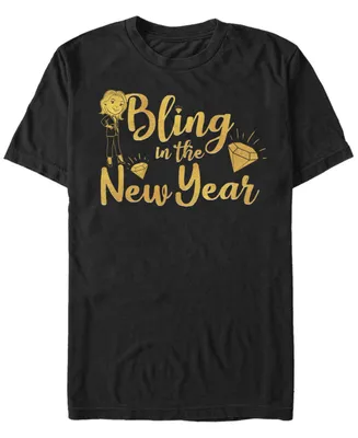 Monopoly Men's Ms Bling The New Year Short Sleeve T-Shirt
