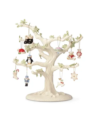 Lenox Christmas Memories 10-Piece Ornament & Tree Set