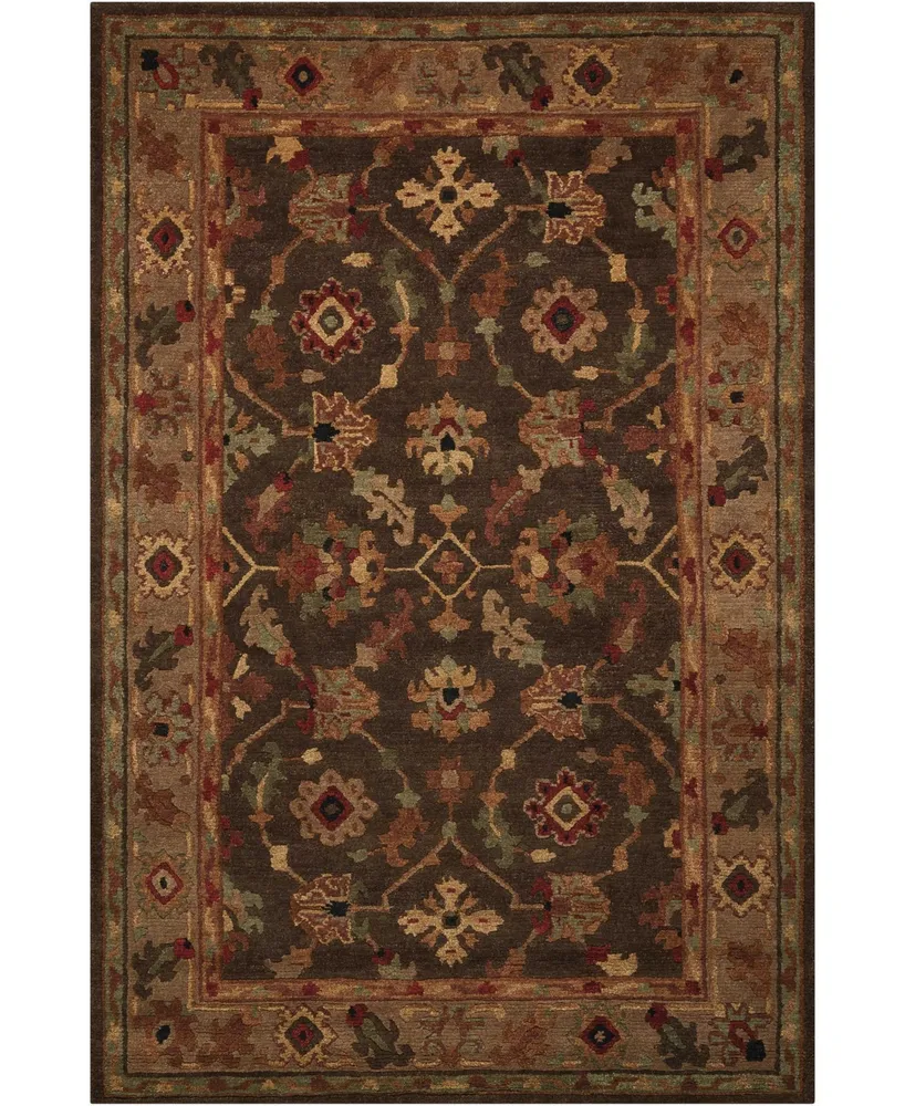 Nourison Home Tahoe TA10 Coffee 5'6" x 8'6" Area Rug