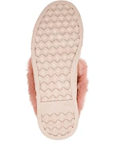 Journee Collection Women's Midnight Faux Fur Moc Slippers