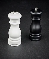Cole & Mason Southwold Classic Salt & Pepper Mill Gift Set, Black/White
