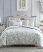 Laura Ashley Lindy Cotton Reversible 7 Piece Comforter Set