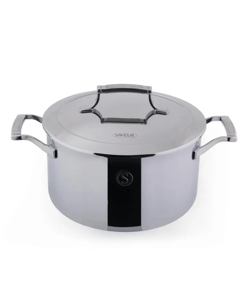 Saveur Selects Voyage Series Tri-Ply Stainless Steel -Qt. Stockpot