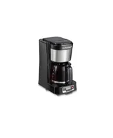 Hamilton Beach 5 Cup Compact Coffee Maker with Programmable Clock