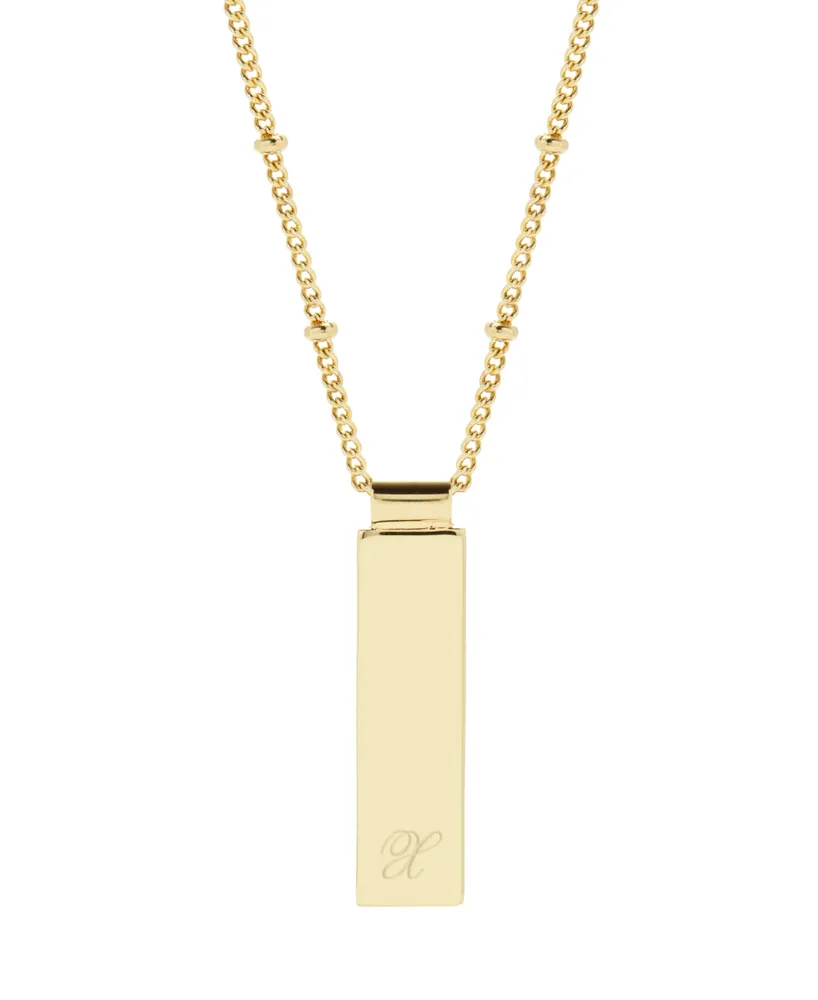 brook & york Maisie Initial Gold-Plated Pendant Necklace - Gold