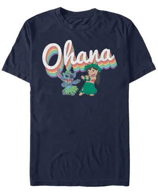 Fifth Sun Men's Rainbow Ohana Short Sleeve T-Shirt