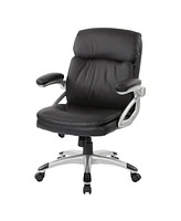 Osp Home Furnishings Executive Low Back Office Chair