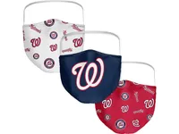 Fanatics Washington Nationals 3-Pk. Face Mask