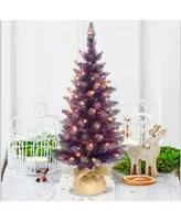 Puleo 3FT Pre-Lit Artificial Christmas Tree