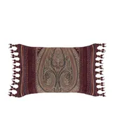 J Queen New York Garnet Decorative Pillow, 15" x 23"