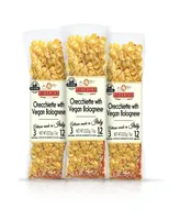 Tiberino One Pot Dish - Orecchiette Pasta with Bolognese Sauce - 7oz 200 Grams, Pack of 3