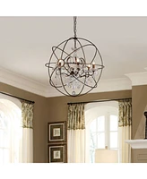 Home Accessories Planetshaker 32" 6-Light Indoor Chandelier with Light Kit