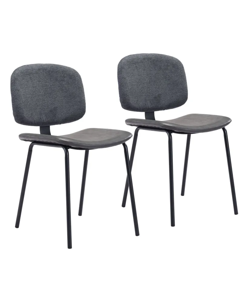 Zuo Worcester Dining Chair, Set of 2