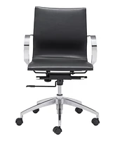 Zuo Glider Low Back Office Chair