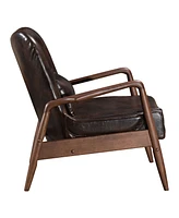 Zuo Bully Lounge Chair and Ottoman