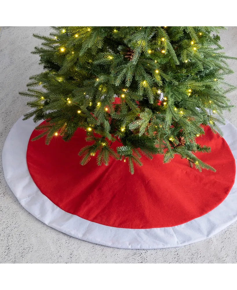 Glitzhome Sequin Christmas Tree Skirt