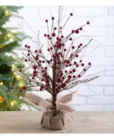 Glitzhome Christmas Berry Table Tree Decor