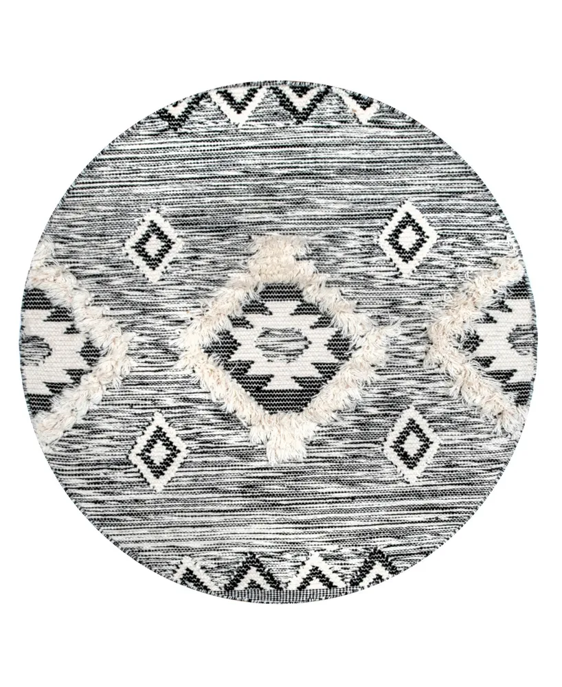 nuLoom Savannah 4' x 4' Round Area Rug