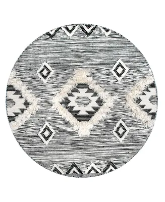 nuLoom Savannah 4' x 4' Round Area Rug