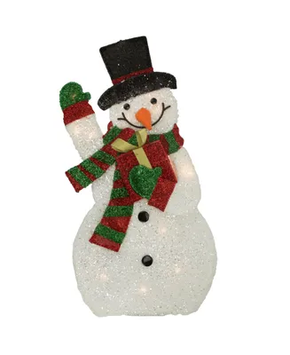 Northlight Lighted Waving Snowman Outdoor Christmas Decor