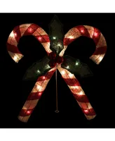 Northlight Double Candy Cane Lighted Outdoor Christmas Decor